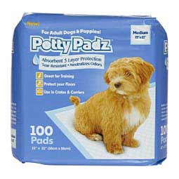 Potty Padz Training Pads for Puppies and Dogs Specialty Products